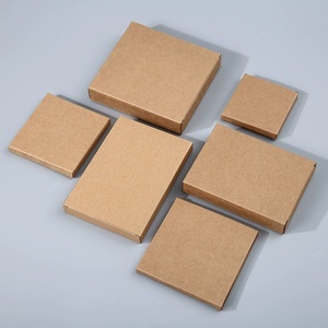 Cajas de cartón kraft y blanco con doble inserción y cierre inferior, personalizadas con impresión, en stock - Product Image 3