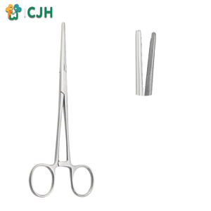 منحنى مستقيم بدون خطاف نمط عمودي ، ملقط طبي للحيوانات - Product Image 5