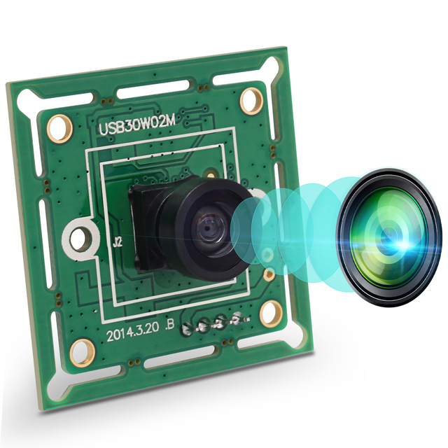 0.3mp 480P 60fps High Speed CMOS OV7725 CCTV Board Mini Camera Module with 120 Degree Wide Angle M7 Lens