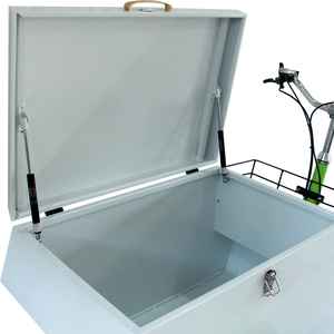 Vélo cargo électrique à 3 roues pour adultes, à chargement frontal, tricycle électrique mobile, vélo <span class=keywords><strong>hollandais</strong></span> avec boîte en métal - Product Image 2