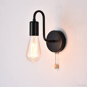 Modern Simple Iron Wall Lamp LED Sensor Control for Living Room Bedroom <b>Bedside</b> Hotel <b>Reading</b> Fixing Device - Product Image 4