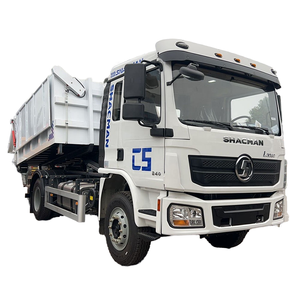 Camión de Basura SHACMAN Nuevo de 6 Ruedas con Gancho Elevador, 4x2, Manual, con Brazo de Gancho para Recoger y Bajar Contenedores - Product Image 2