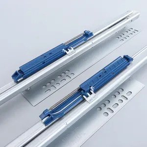 High Quality Smooth Under Mount Drawer Slides With Galvanized Steel For Kitchen