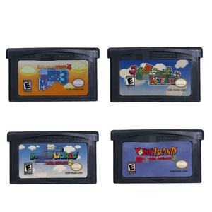 Para Super <span class=keywords><strong>Mario</strong></span> Advance <span class=keywords><strong>Bros</strong></span> Yoshi's Island World para GBA Cartucho de videojuego Material plástico Original para juego GBA - Product Image 1