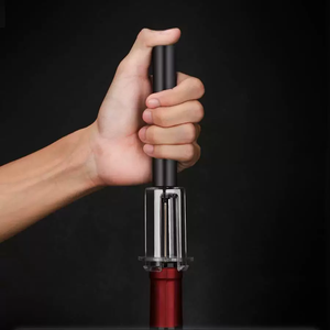 Ouvre-bouteille à pompe à air pour <span class=keywords><strong>vin</strong></span>, tire-bouchon avec extracteur de bouchon transparent pour cuisine et bar - Product Image 1