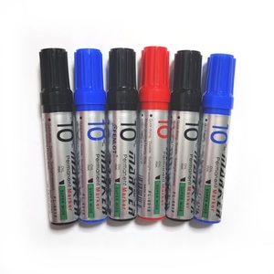 Popular Black/blue/red 3 Colors No Erase Oily <b>Paint</b> Waterproof Permanent Marker Jumbo Size - Product Image 3