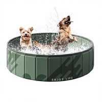 Piscine pliable d'extérieur pour animaux de compagnie, piscine portable pour balles, baignoire pour animaux, piscine pliable pour animaux et enfants