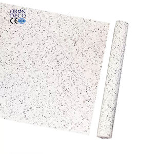 ORON <span class=keywords><strong>DECO</strong></span> Autocollant en marbre <span class=keywords><strong>gris</strong></span> Vinyle <span class=keywords><strong>blanc</strong></span> brillant PVC Autocollant mural auto-adhésif Rouleaux Imperméable Autocollants muraux <span class=keywords><strong>de</strong></span> cuisine Décoration intérieure - Product Image 1
