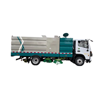 Vente directe d'usine - Camion balayeuse à vide diesel Dongfeng à 4 roues - Camion de nettoyage des routes urbaines