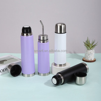 Thermos à Yerba Mate 2026 Emerit, nouveau modèle tendance, logo personnalisé, 3 en 1, style argentin, double paroi, acier inoxydable 18/8, isolation sous vide