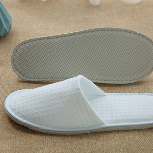 Fourniture d'équipements hôteliers en gros blanc personnalisé bon marché chambre d'hôtel salle de bain luxe spa pantoufles jetables hôtels - Product Image 2