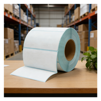 Papel de Etiquetas de Código de Barras Térmico Adhesivo Impermeable de Alta Calidad de 70x30 mm para Aplicaciones de Supermercados, Almacenes y Embalaje