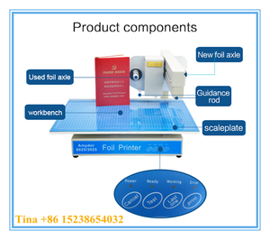 Kỹ thuật số lá vàng máy in cho da giấy <span class=keywords><strong>Bookcover</strong></span> kỹ thuật số Hot máy in giấy bạc dập nóng máy in máy - Product Image 6