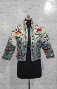 Chaqueta larga Tie Dye Suzani TNT para mujer, estilo bohemio, gitano, Crewel, ideal para primavera, festivales, regalo especial. - Product Image 4