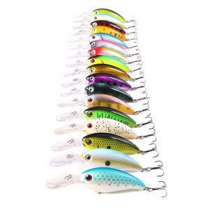 Crankbait Artificiale da Pesca 100mm 14g con Vibrazione, per Lanci Lunghi, a Immersione Profonda, con Labbro Lungo, per la Pesca a Crank, Esche Dure, Vendita all'Ingrosso - Product Image 5