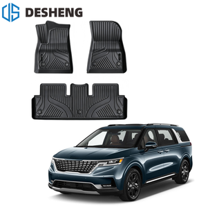 แผ่นปูพื้นรถยนต์สำหรับทนทานสำหรับ <span class=keywords><strong>Kia</strong></span> <span class=keywords><strong>Carnival</strong></span> <span class=keywords><strong>LX</strong></span> 2022 + PLUS กันน้ำกันลื่นอุปกรณ์ตกแต่งภายในรถยนต์ - Product Image 1