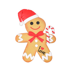 High Quality Gingerbread Man Hanging Ornaments Festive Christmas <b>Tree</b> & Window Decoration Children's Gifts Shooting Props - Product Image 5