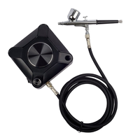 Kit d'aérographe portable à alimentation par gravité Master Gravity Feed, compresseur inclus, modèle HSA8, kit d'aérographe pistolet OEM