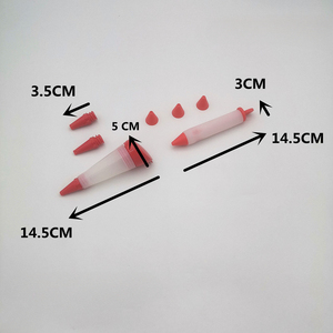 Penna per Decorazione in Silicone Colorato, Strumento Creativo per Decorare e Scrivere su Dolci, Cioccolato, Fondente, Biscotti, Cupcake - Product Image 3