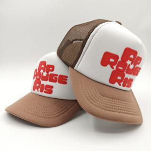 Gorra Trucker de Alta Calidad para Hombre, 5 Paneles, Estilo Béisbol, Veracap, Personalizable, con Espuma, Malla y Estampado Puff - Product Image 3