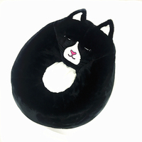 Nouveau Design, vente en gros, meubles d'intérieur, série d'animaux, en forme de chat mignon, canapé doux et confortable, fauteuil pouf pour enfants