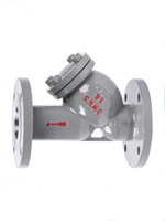 Filtro de brida de soplado de vapor de gas de alta temperatura tipo Y de acero fundido GL41H-16/25C de alta resistencia, compatible con las normas nacionales HQ 1