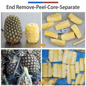 Fruit Vegetable Peeling Machine Pineapple Peeler Equipment Automatic Pineapple Peeling and Corer Machine - Product Image 5