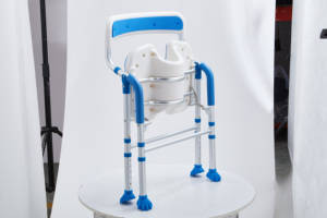 Asiento de Ducha Plegable y Giratorio de Alta Resistencia para Hospital, Baño, Inodoro, Silla de Seguridad para Personas Mayores y Discapacitadas - Product Image 3
