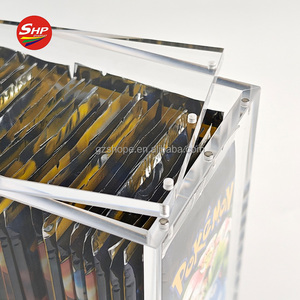 Caja de Acrílico Transparente SHP con Imán para Cartas Coleccionables Pokémon: Estuche Acrílico de Exhibición para Cartas de Plasma Freeze Blanco y Negro - Product Image 3