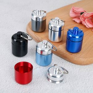 Custom Logo Aluminum Pill Bottle <b>Box</b> Min Aluminum Pill Container Holder Metal Pill <b>Box</b> Case 27x42mm - Product Image 4