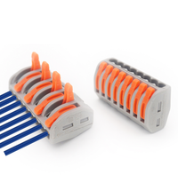 GAOCHAO Bornier de connexion rapide mini universel haute densité 8 broches 450V 32A à contact en cuivre de type ressort