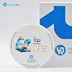 Yucera <span class=keywords><strong>China</strong></span> Gemaakt Meerlagig Zirkonia Materiaal Voor Tandheelkundige Implantaten En Protheses Snel Zirkonia - Product Image 2