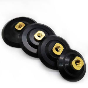 M14 4 אינץ '/100 מ "מ בסיס אלומיניום עם שרף יהלום עבור ליטוש אבן גרניט שיש עבור דיסק מרור אחורי מטחנת" - Product Image 1