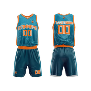 Uniforme de basket-ball de conception de logo personnalisé populaire d'usine nouvel arrivage 2025 - Product Image 2
