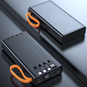 Banco de Energía Portátil Inalámbrico para Exteriores de 5W con Cable Integrado, Pantalla LED y Gran Capacidad de 60000mAh - Product Image 5