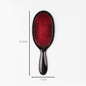 <span class=keywords><strong>Brosse</strong></span> Coiffante Démêlante Antistatique Personnalisée LOGO, <span class=keywords><strong>Brosse</strong></span> à <span class=keywords><strong>Cheveux</strong></span> pour Extensions, <span class=keywords><strong>Poils</strong></span> <span class=keywords><strong>de</strong></span> <span class=keywords><strong>Sanglier</strong></span>, <span class=keywords><strong>Brosse</strong></span> Massage Démêlante pour Femmes - Product Image 2