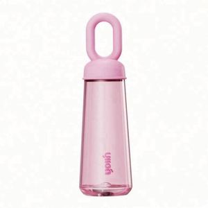 Petal-Shaped 500ml Reusable Water <b>Bottle</b> with Anti-Corrosion Coating and Straw Cap - Product Image 3