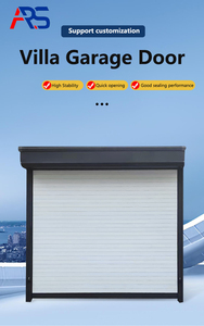 מודרני באיכות גבוהה פלדה אלומיניום סגסוגת אלומיניום גלגול אוטומטי עד מוסך דלתות מוסך למניעת אש עבור וילות מגורים - Product Image 6