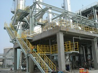 Grille en acier électro-forgé galvanisé en conformité avec la norme ASTM A123 pour passerelle de plateforme offshore