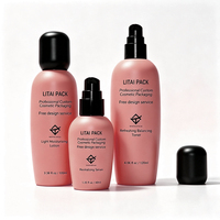 Set Botol Pompa Kaca Unik 30g 50g Stoples Krim 100ml 120ml Botol Pompa Lotion Botol Toner Kaca Kosmetik Kemasan Perawatan Kulit
