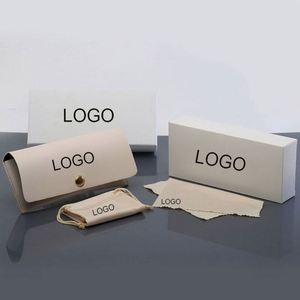 Vente en gros de boîtes à lunettes de soleil personnalisées de haute qualité avec logo coloré, ensemble d'emballage, étui à lunettes en PU - Product Image 5