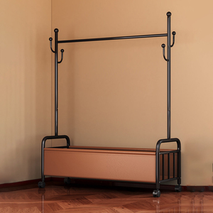 Séchoir à linge moderne de haute qualité, écologique et facile à déplacer pour salon, et porte-vêtements portable pour chambre avec panier suspendu - Product Image 3