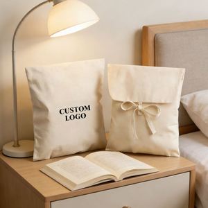 Custom Logo Color Eco-friendly Cotton Canvas Shoulder/Hand Handles Zipper Closure <b>Medium</b> <b>Size</b> Letter Pattern Multi-Use <b>Bag</b> - Product Image 4