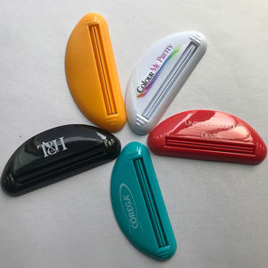 Özel Logo pratik itme kaydetmek için plastik diş macunu tüp sıkacağı diş macunu dağıtıcı makyaj güzellik promosyon hediyesi öğe - Product Image 6