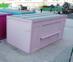 Contenedores Personalizados Marca PINGUI para Restaurantes, Casa Contenedor Pequeña, Bar, Cafetería, Casa Modular Móvil, Casa de Conveniencia de Acero, 1 Año de Garantía - Product Image 2