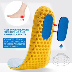 <span class=keywords><strong>Semelles</strong></span> intérieures en gel respirantes et absorbantes de transpiration à absorption dynamique des chocs, rembourrées, pour l'extérieur, haute élasticité, quatre saisons, semelle souple en EVA - Product Image 6