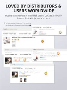 เครื่องนวดบีบอัดอากาศสำหรับใช้ในบ้าน บรรเทาอาการบวมน้ำเหลือง ลดอาการปวด ฟื้นฟูร่าง<span class=keywords><strong>กาย</strong></span> นวดเท้าและขา นวดทั่วร่างกาย รุ่นผลิตจำนวนมาก - Product Image 5