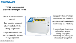 Auto <strong>Oil</strong> 100KV Transformer <strong>Oil</strong> <strong>BDV</strong> <strong>Tester</strong> Dielectric <strong>Oil</strong> <strong>BDV</strong> Test Kits for 80KV 100KV Testing Equipment with 1-Year Warranty - Product Image 2
