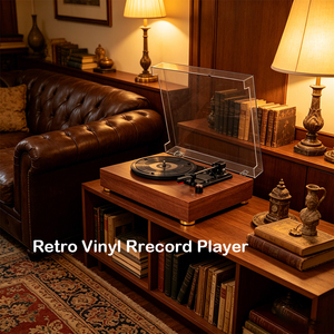 Gramophone <span class=keywords><strong>professionnel</strong></span> à entraînement direct, tourne-disque <span class=keywords><strong>vinyle</strong></span>, lecteur de disques <span class=keywords><strong>vinyle</strong></span> avec haut-parleur, tourne-disque vintage - Product Image 5