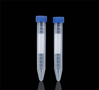 0.5/1.5/2/5/10/15/50 ml test de laboratoire chimie Tube d'essai laboratoire Micro bouchon de presse Transparent 2 ml Tube à centrifuger